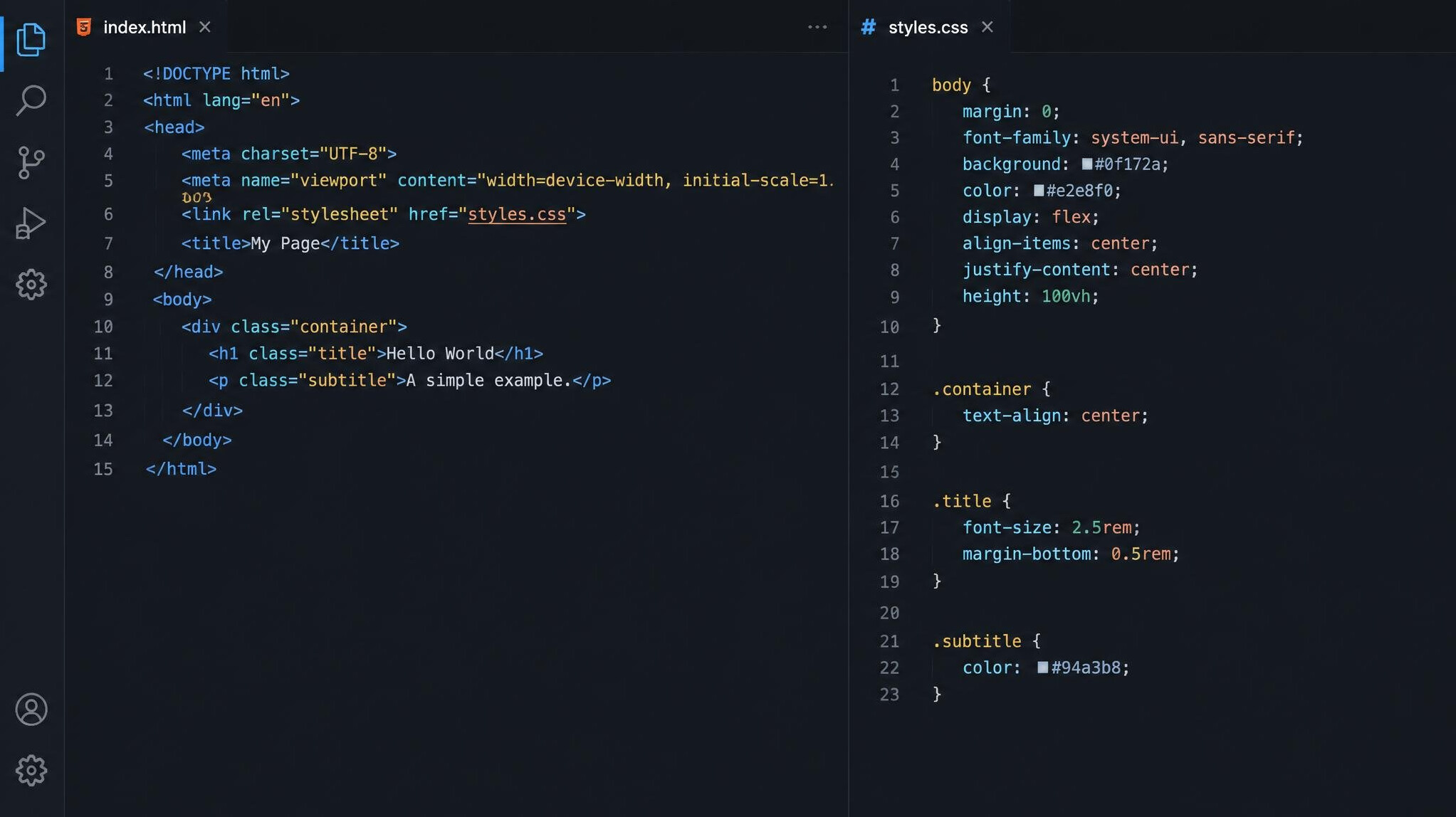 HTML code displayed on a screen